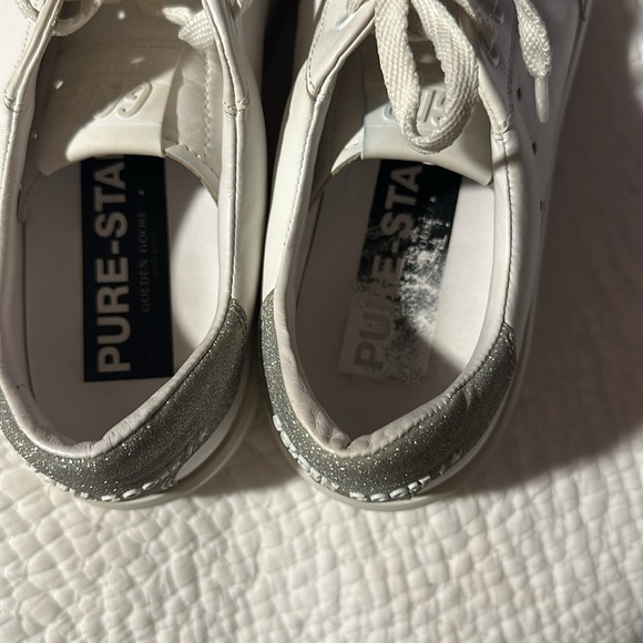 Authentic Purestar Golden Goose women’s 41 . Glitter on heel - Picture 7 of 13